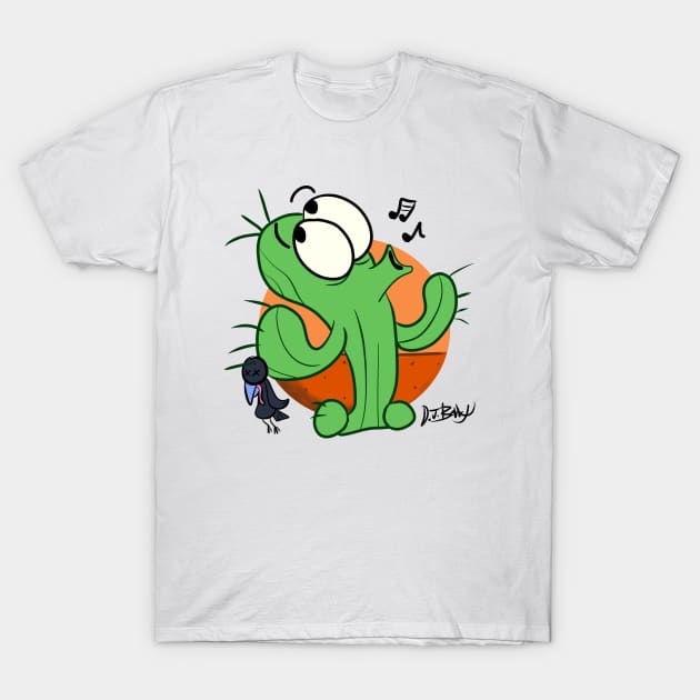 Nobody Suspects the Cactus! T-Shirt by D.J. Berry